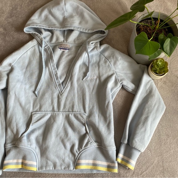 Vintage Y2K Reebok hoodie baby blue size S - Picture 3 of 11